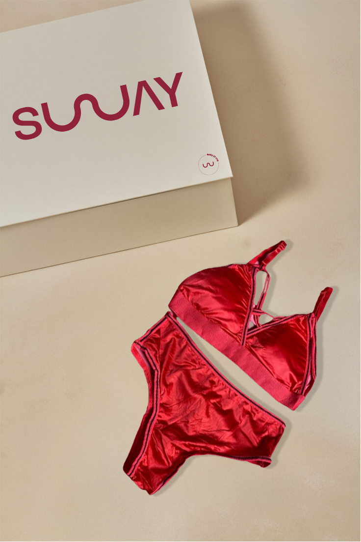 Chic Slim Fit Padded Bra with Matching Luxe Panty